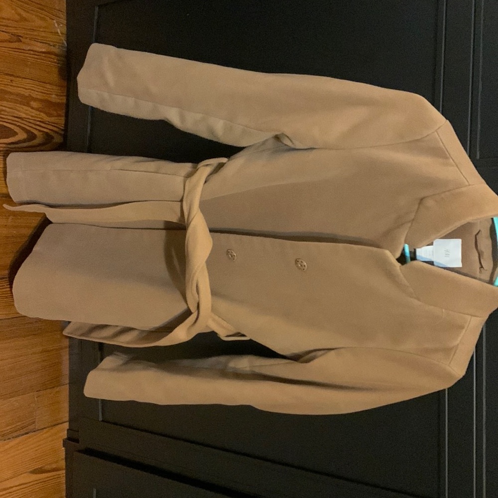 Brown pea coat